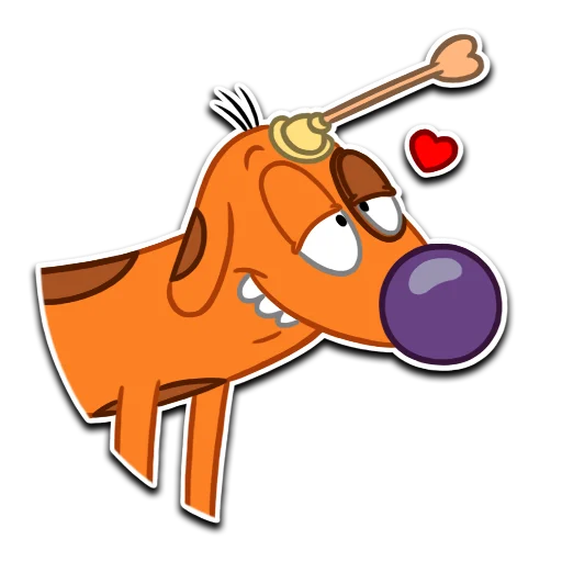 ❤️ Стикер «КотоПёс» для Telegram