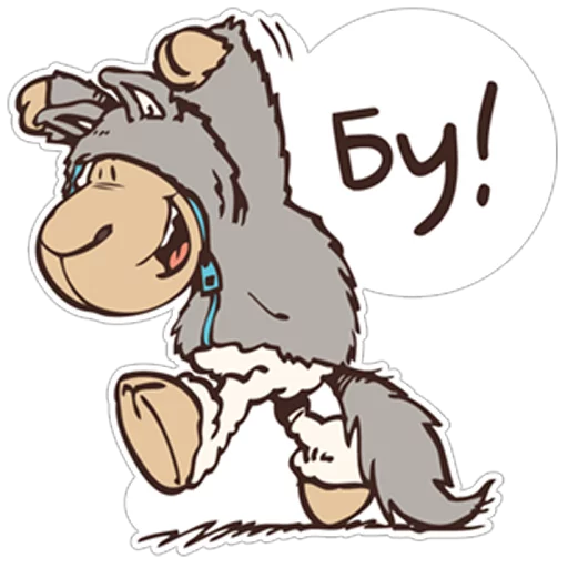 😊 Стикер «Овечка Джолли» для Telegram