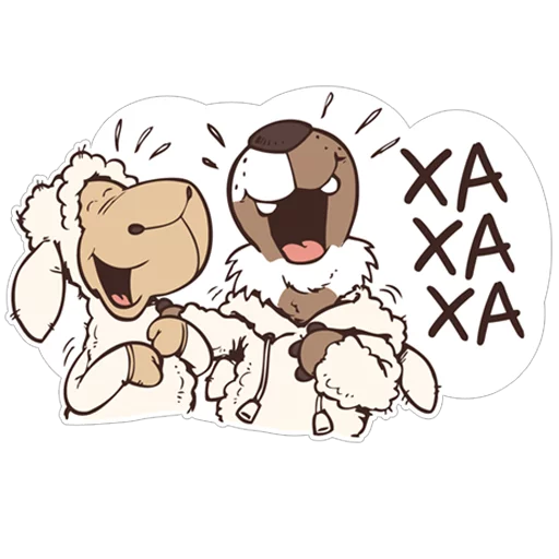 😊 Стикер «Овечка Джолли» для Telegram