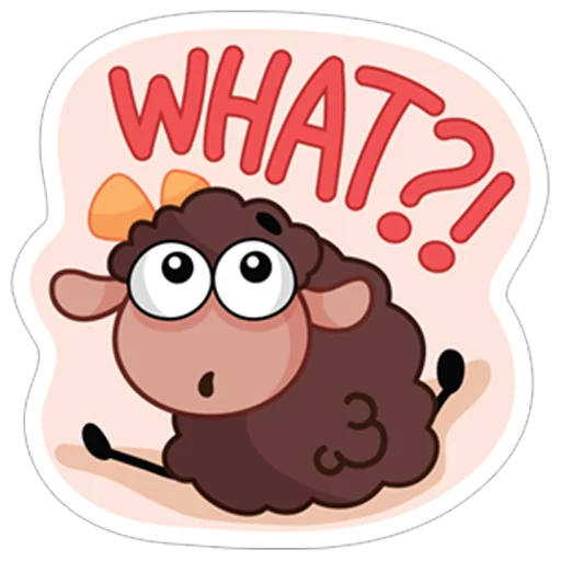 😊 Стикер «Овечка Лана» для Telegram