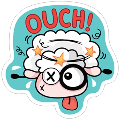 😊 Стикер «Овечка Лана» для Telegram