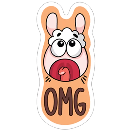 😊 Стикер «Овечка Лана» для Telegram