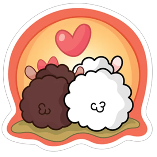 😊 Стикер «Овечка Лана» для Telegram