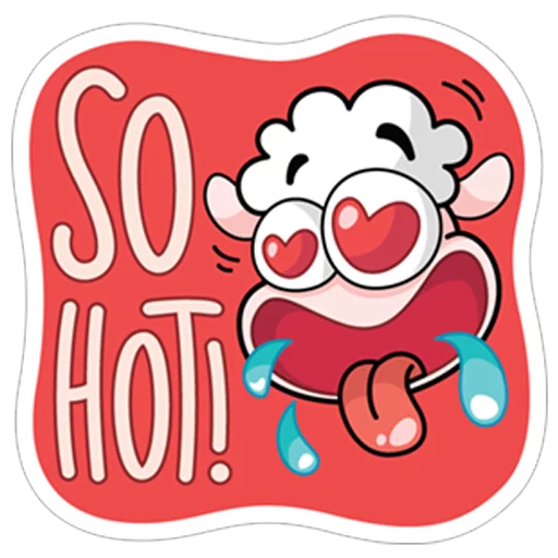 😊 Стикер «Овечка Лана» для Telegram