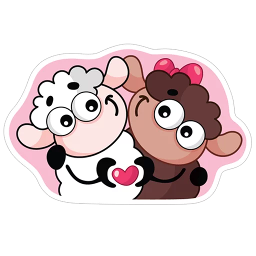 😊 Стикер «Овечка Лана» для Telegram