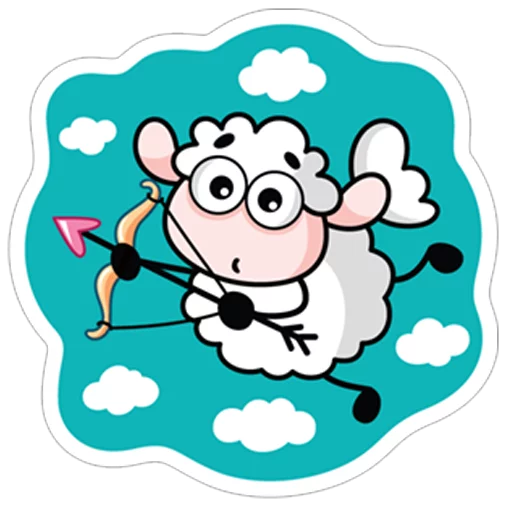 😊 Стикер «Овечка Лана» для Telegram