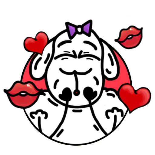 😘 Стикер «Овечка Лиза» для Telegram