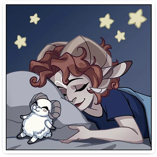 😴 Стикер «Овения» для Telegram