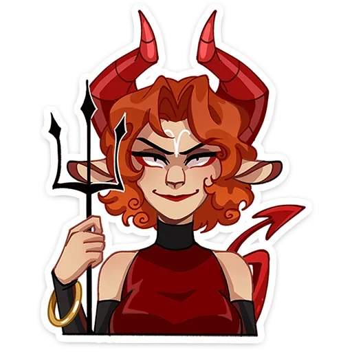 😈 Стикер «Овения» для Telegram