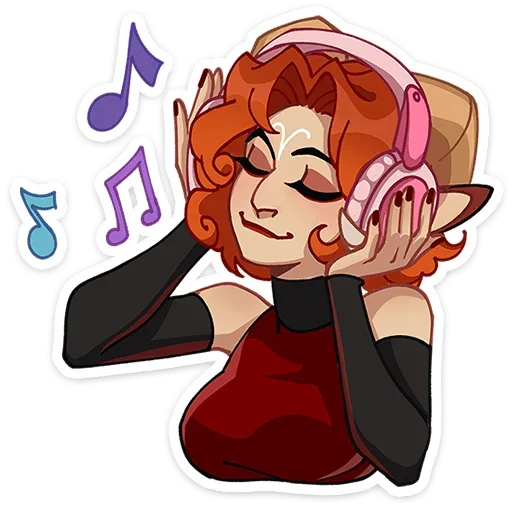 🎧 Стикер «Овения» для Telegram