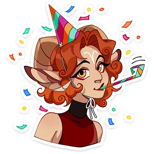 🥳 Стикер «Овения» для Telegram