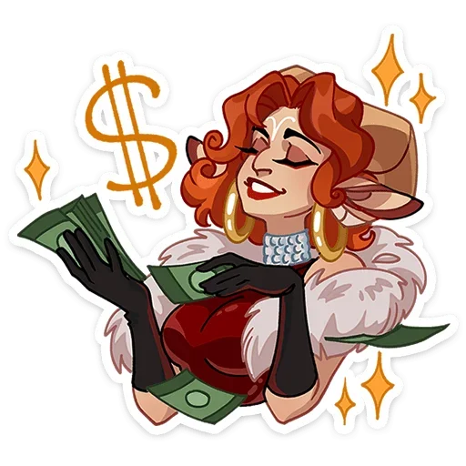 🤑 Стикер «Овения» для Telegram