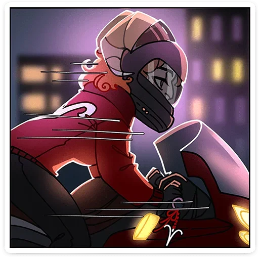 🏍 Стикер «Овения» для Telegram