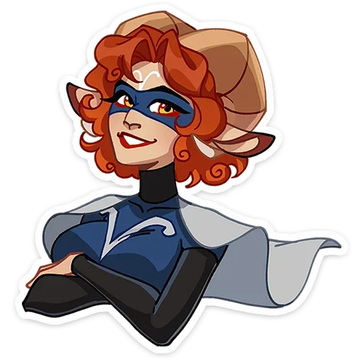 🦸‍♀️ Стикер «Овения» для Telegram