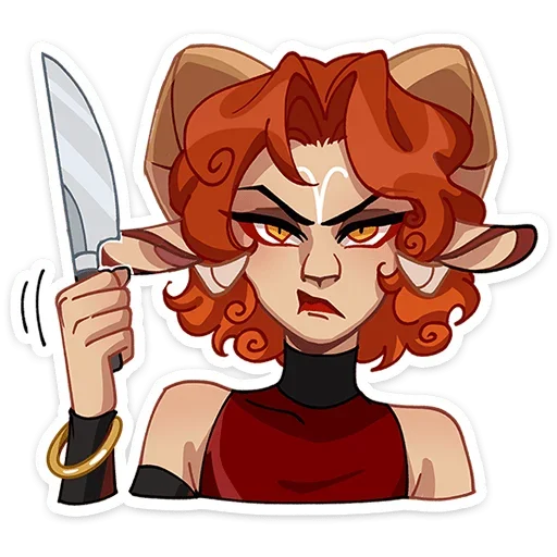 🔪 Стикер «Овения» для Telegram