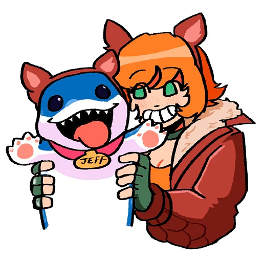 🦈 Стикер «Overivals» для Telegram
