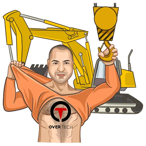😡 Стикер «over-tex.ru» для Telegram