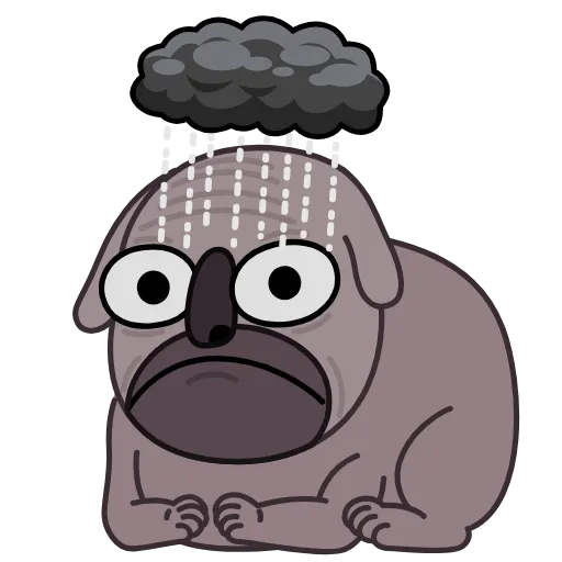 ☹️ Стикер «Over the Garden Wall» для Telegram