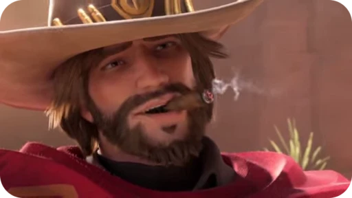 😉 Стикер «Overwatch» для Telegram
