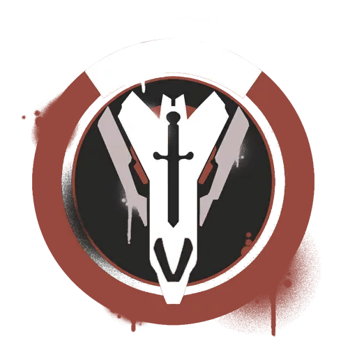 ☠ Стикер «Overwatch Reaper Spray» для Telegram