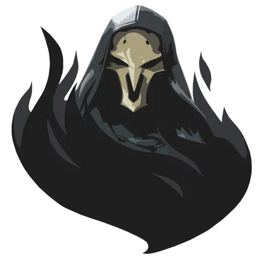 ☠ Стикер «Overwatch Reaper Spray» для Telegram