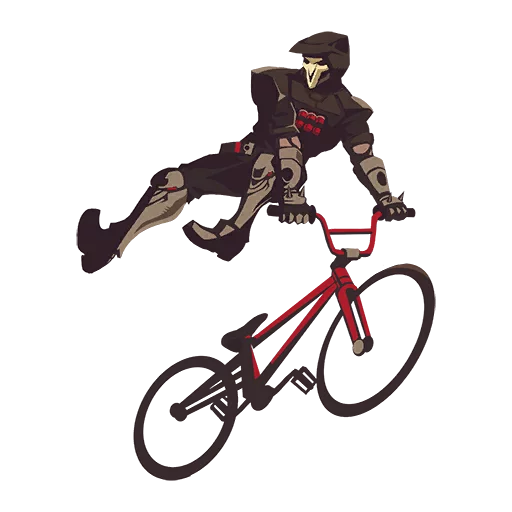 ☠ Стикер «Overwatch Reaper Spray» для Telegram