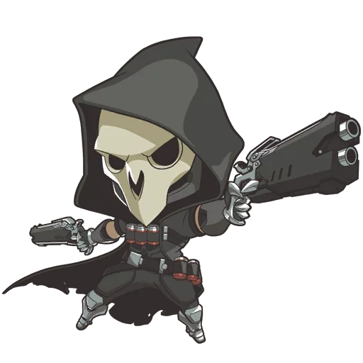 ☠ Стикер «Overwatch Reaper Spray» для Telegram