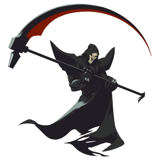 ☠ Стикер «Overwatch Reaper Spray» для Telegram