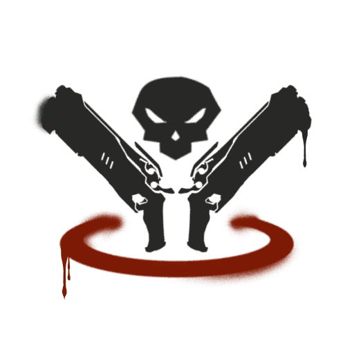☠ Стикер «Overwatch Reaper Spray» для Telegram