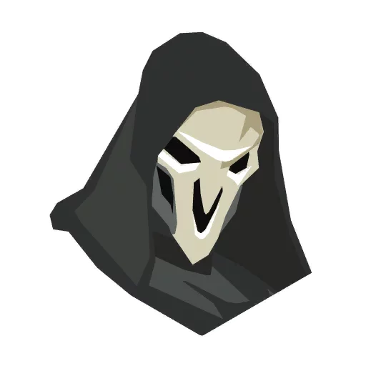 ☠ Стикер «Overwatch Reaper Spray» для Telegram
