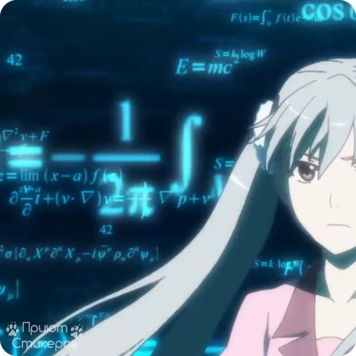 Стикерпак Owarimonogatari p1 для Telegram