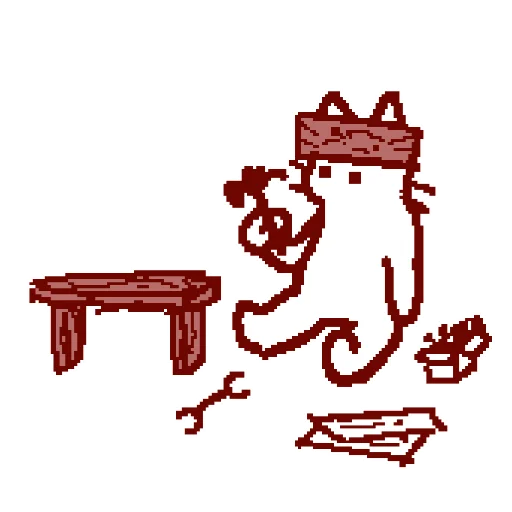 ❤ Стикер «Owiebrainhurts» для Telegram