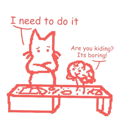 🐱 Стикер «Owiebrainhurts» для Telegram
