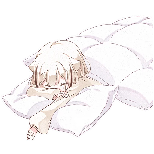 😴 Стикер «Сова тян» для Telegram