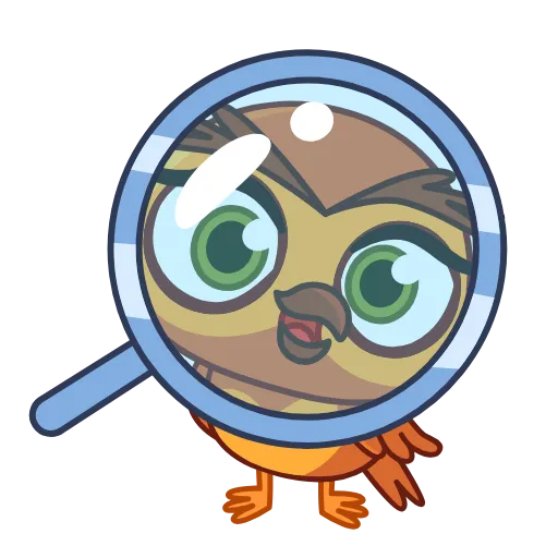 🧐 Стикер «Совушка» для Telegram