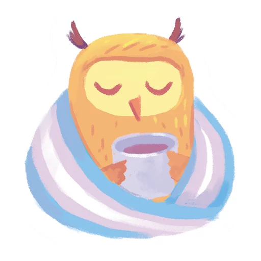 ☺️ Стикер «Совята Российской ЛГБТ-сети» для Telegram