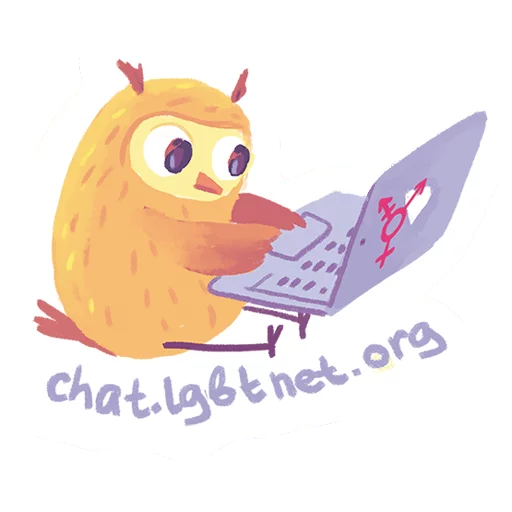💻 Стикер «Совята Российской ЛГБТ-сети» для Telegram