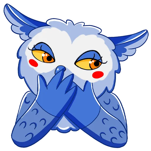 😘 Стикер «Owl Madness» для Telegram
