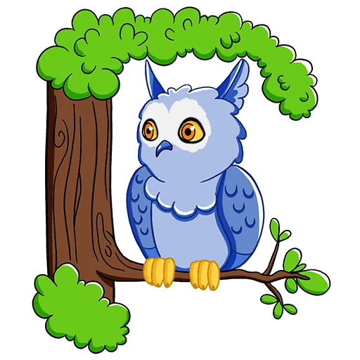 🦉 Стикер «Owl Madness» для Telegram