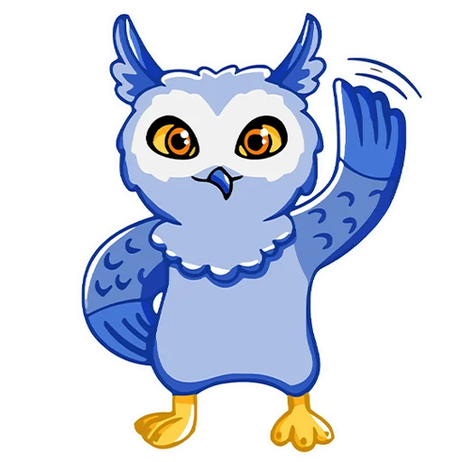 👋 Стикер «Owl Madness» для Telegram