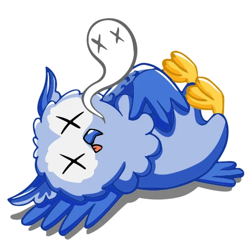 ☠️ Стикер «Owl Madness» для Telegram
