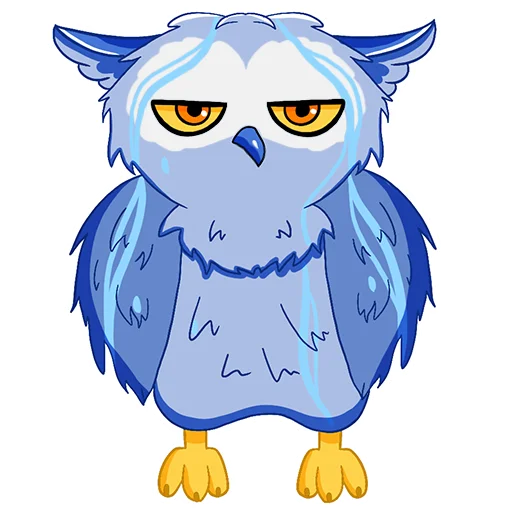 ☔️ Стикер «Owl Madness» для Telegram