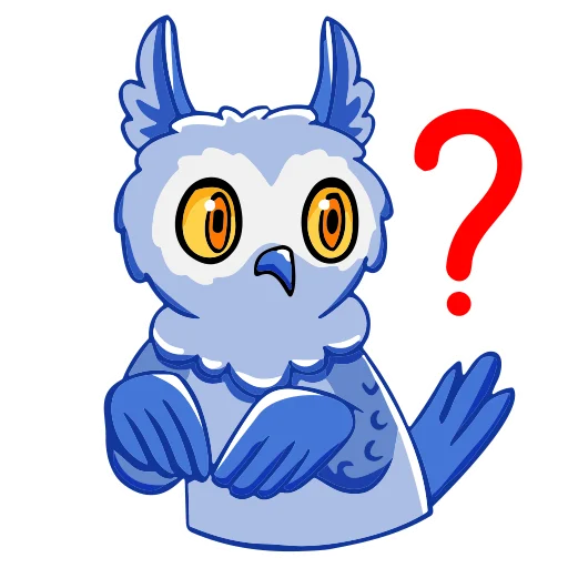 🤔 Стикер «Owl Madness» для Telegram