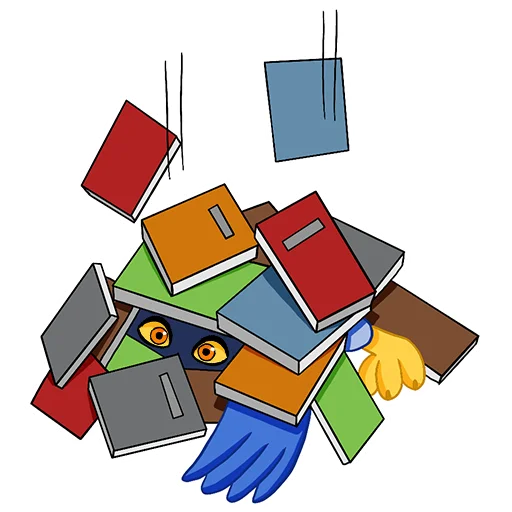 📚 Стикер «Owl Madness» для Telegram