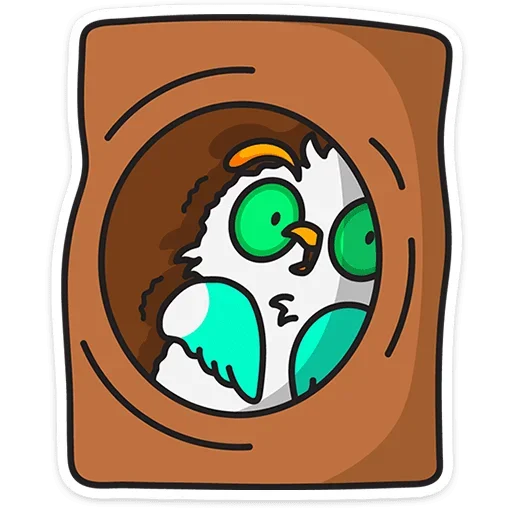 😬 Стикер «Филин Марк» для Telegram