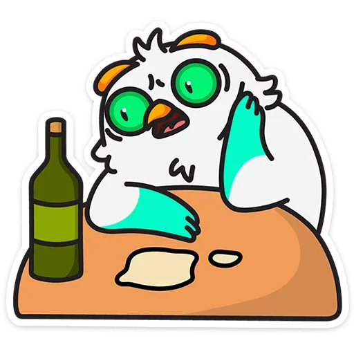 🫤 Стикер «Филин Марк» для Telegram