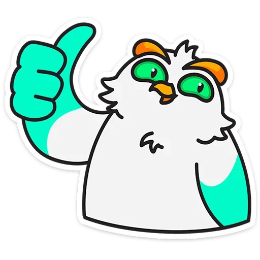 👍 Стикер «Филин Марк» для Telegram