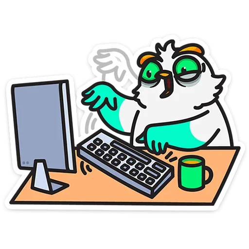 🤔 Стикер «Филин Марк» для Telegram