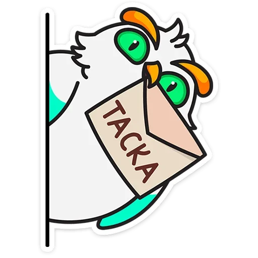 ☹ Стикер «Филин Марк» для Telegram
