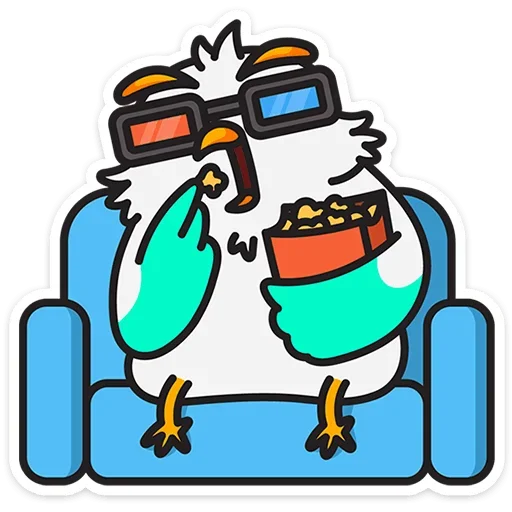 🎬 Стикер «Филин Марк» для Telegram